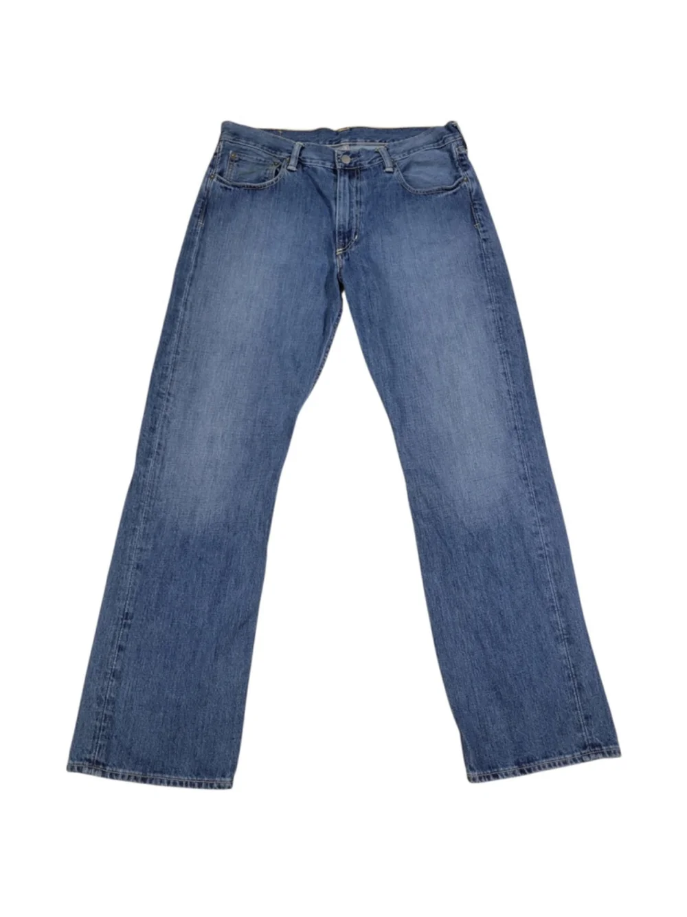 Polo Ralph Lauren Men's Classic Fit 867 Zip-Fly Straight Blue Jeans Size 34/32
